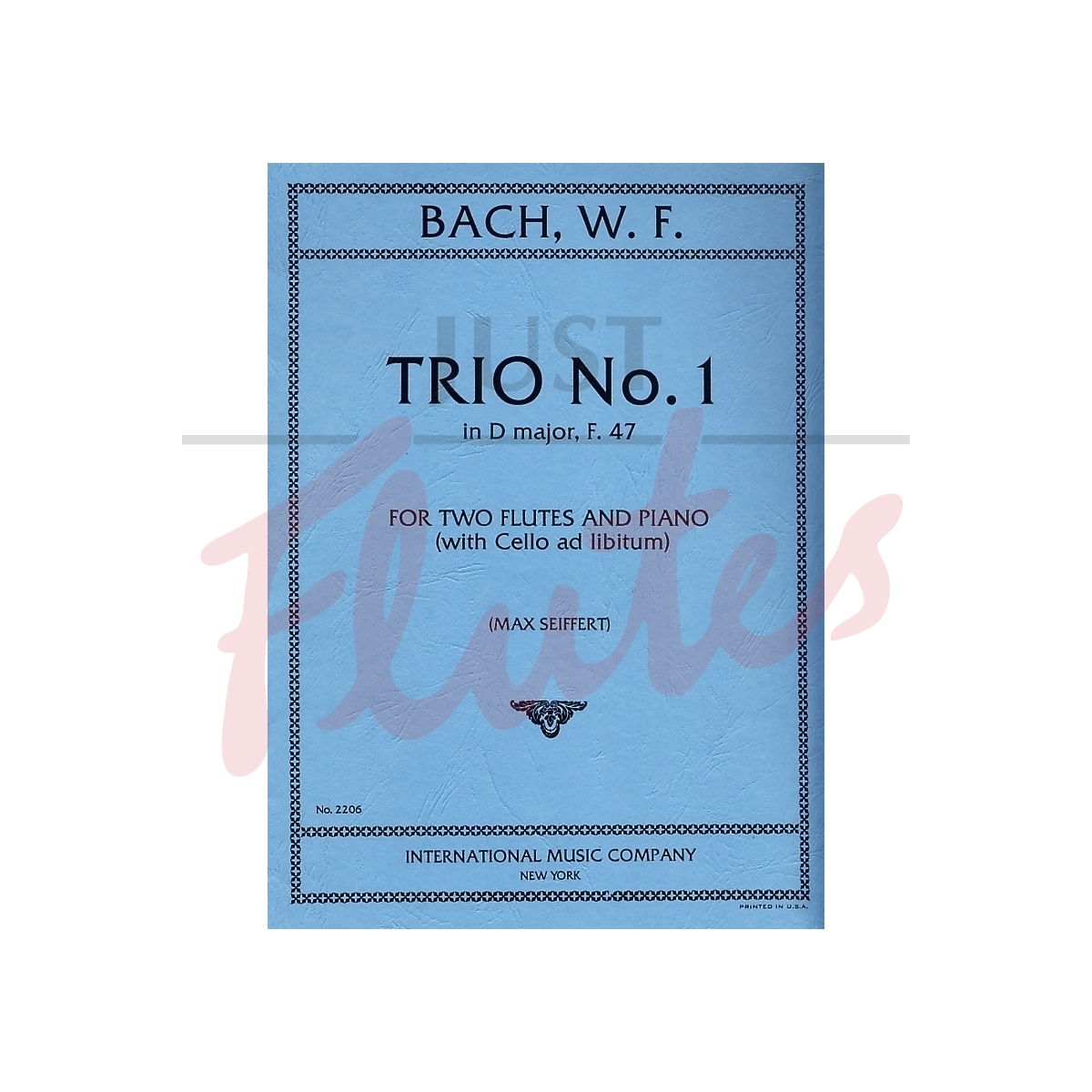 Trio No 1 in D major for Two Flutes and Piano